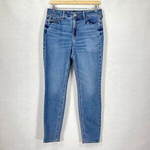 Old Navy High-Rise Rockstar Super Skinny Secret-Slim Pockets Jeans 10 Med Wash